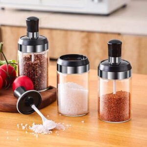 250ml Glass Seasoning Jar with Airtight Lid