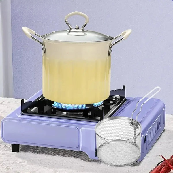 3Ltr Deep Frying Pot With Strainer - Image 4