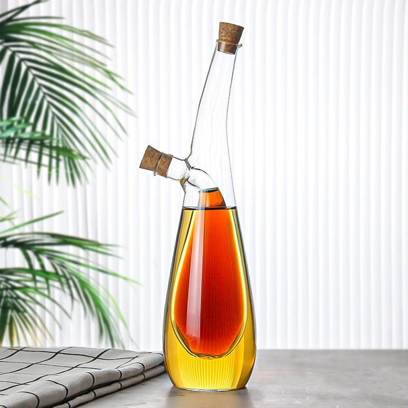 2-in-1 Double Layer Glass Oil Bottle - Image 3