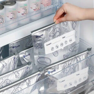 10PCs Aluminium Foil Sealed Bags for Food and Storage