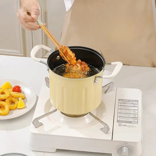 3Ltr Deep Frying Pot With Strainer - Image 3
