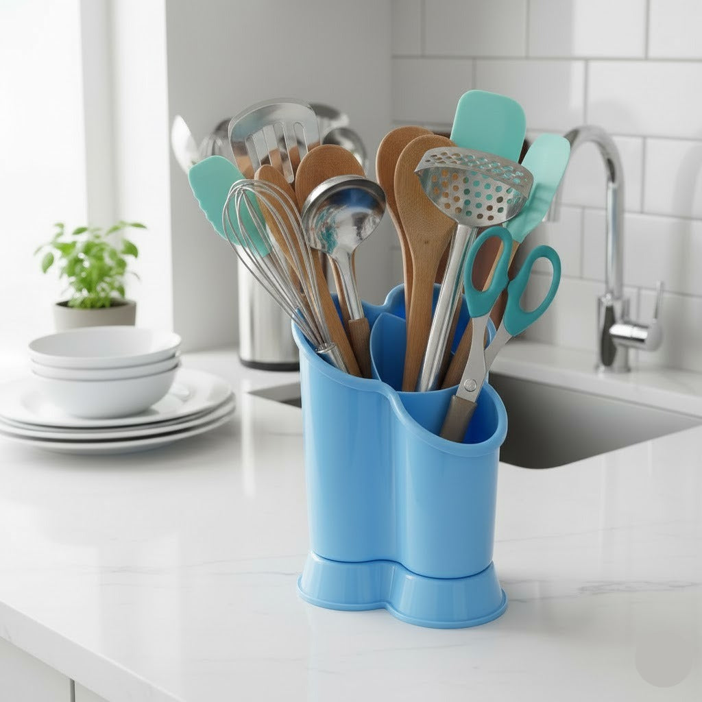 4 Grid Kitchen Cutlery Organizer - Image 3