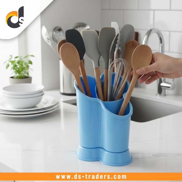 4 Grid Kitchen Cutlery Organizer - Image 2