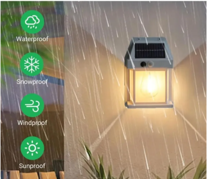 LED Solar Wall Lamp Bulb Outdoor Waterproof Up and Down Lighting - Image 3