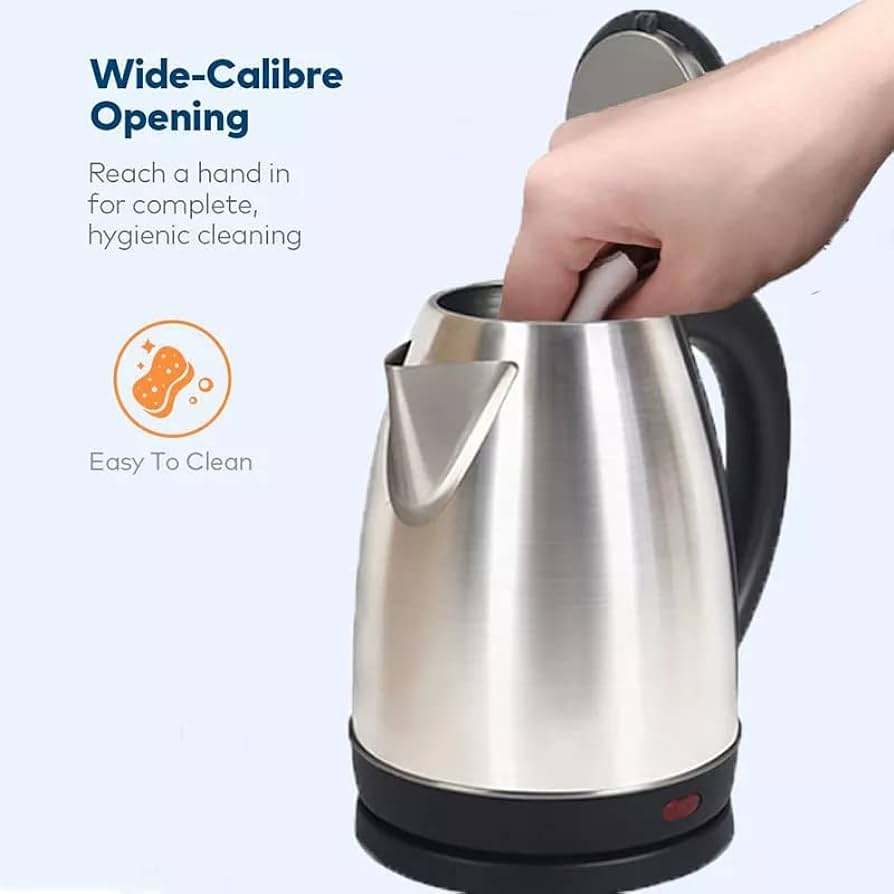 High-Quality Stainless Steel Electric Kettle - 2.0L, 1500W Water Boiler - Image 7