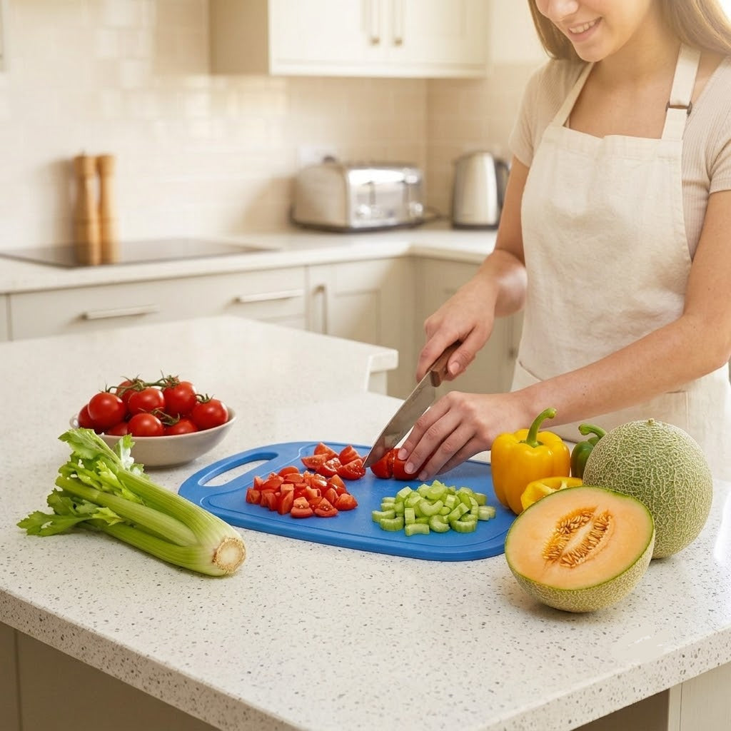 2 in 1 Portable Cutting Board and Knife Kit - Image 2