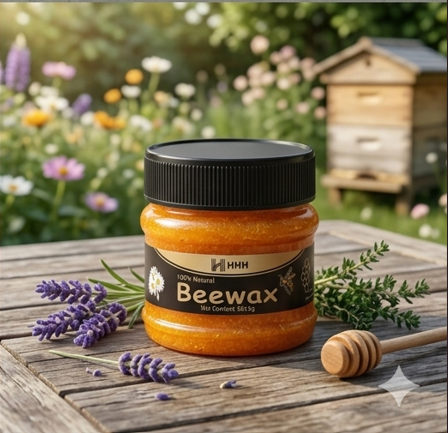 Natural Beeswax Furniture Polish and Wood Seasoning - Image 2