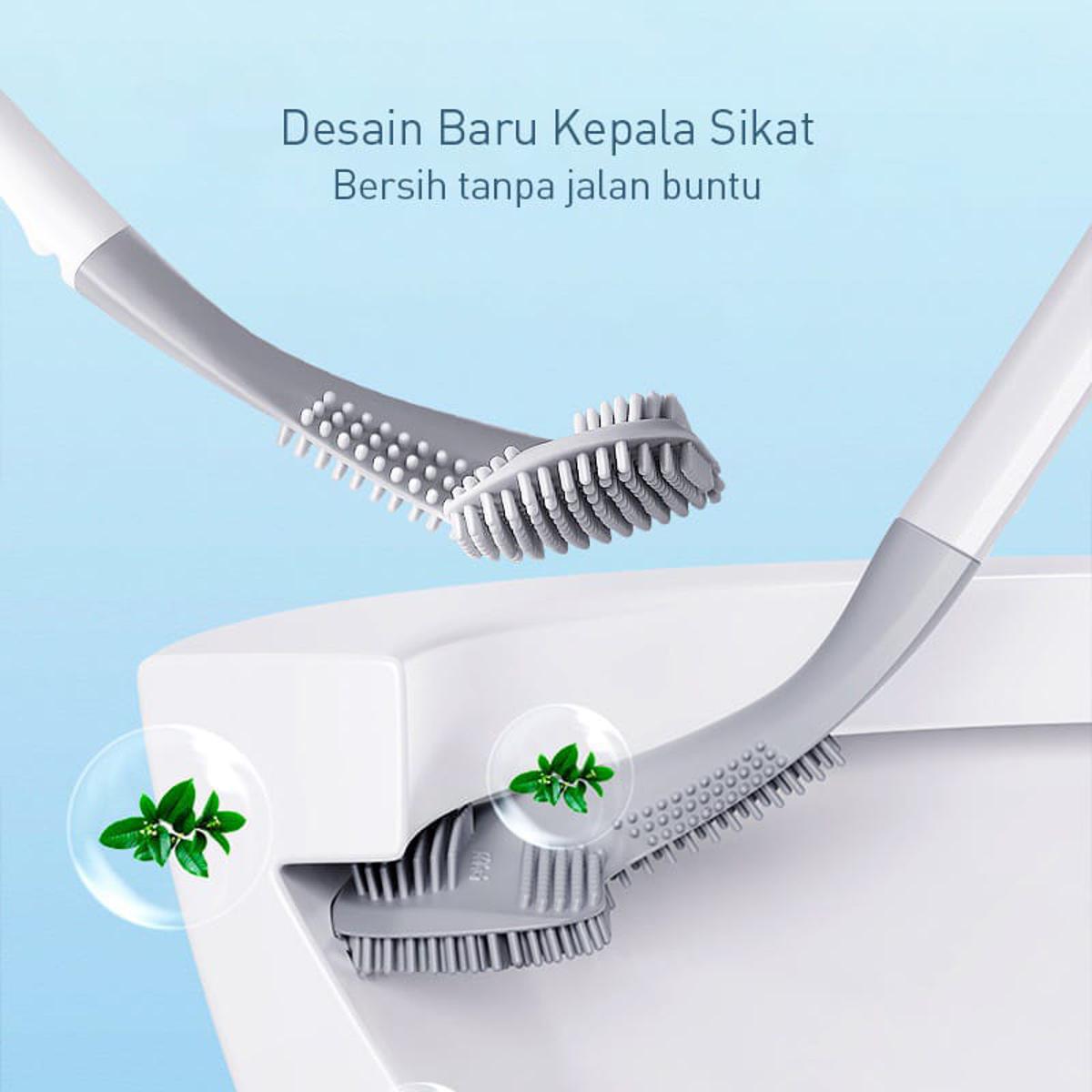 Creative Golf Head Silicone Toilet Brush with Wall-Mounted Holder - Image 2
