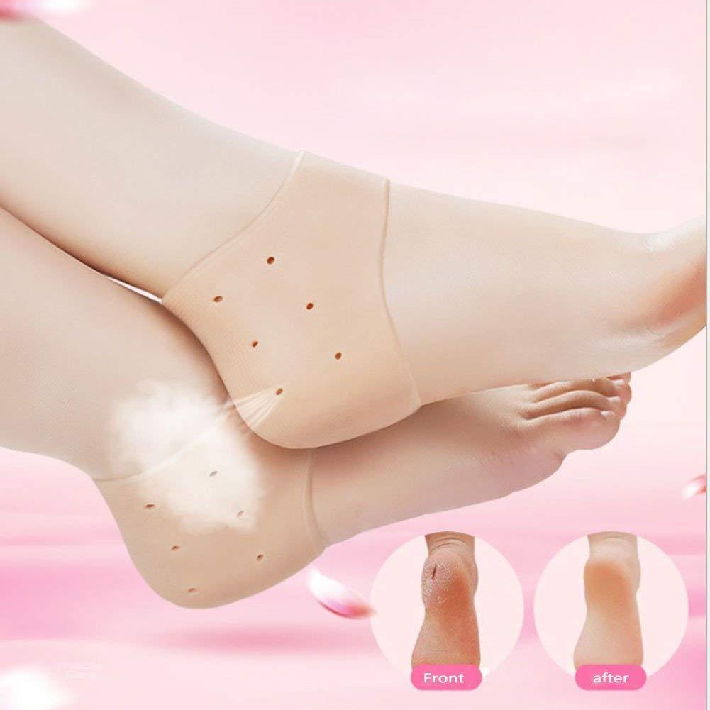 Silicone Gel Heel Pad Socks For Pain Relief And Anti Crack - 1 Pair - Image 6