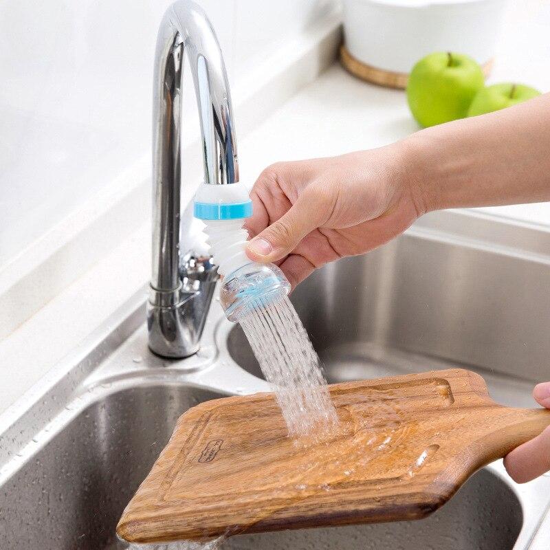 360 Adjustable Kitchen Water Saving Faucet Splash-Proof Sprayer Head with Filter - Image 2