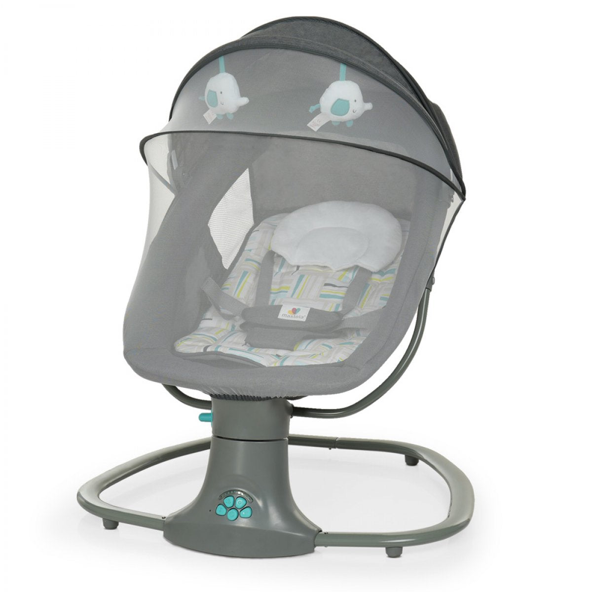 Mastela 3-in-1 Electric Swing and Bassinet - Dark Gray - Image 7