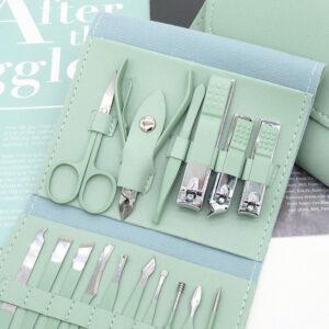 16-Piece Professional Nail Care and Manicure Kit