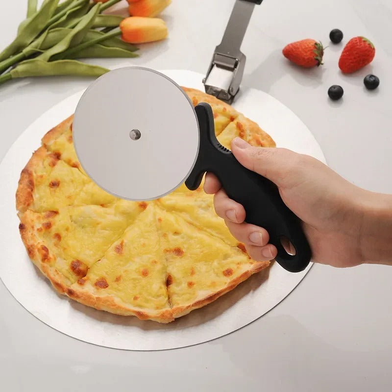 Stainless Steel Roller Pizza Cutter - Image 3