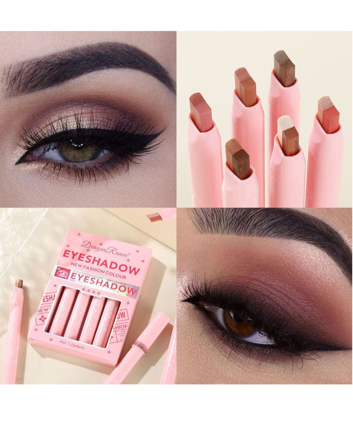 Dragon Ranee 2 Color Creamy Eyeshadow Stick - Dual Shade Velvet Makeup Pen Double Color - 1 - Image 5