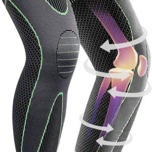 Knee Compression Support Sleeve – Elastic Knee Brace for Pain Relief, Sports Protection & Joint Stability - 1Pc