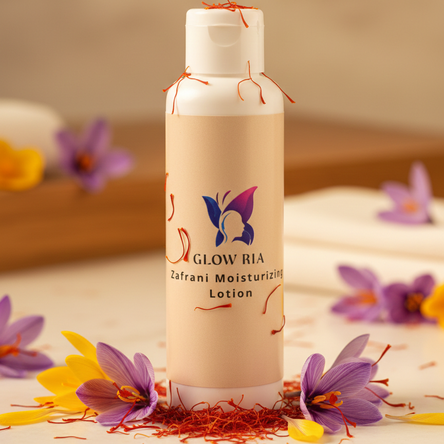Glow Ria Zafrani Moisturizing Body Lotion – Deep Hydration & Natural Glow, 120 ml - Image 7