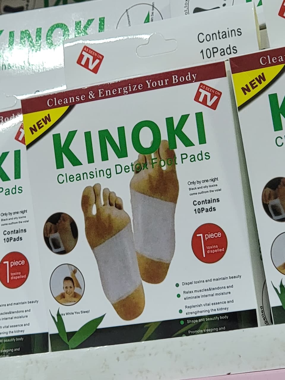 Kiyome Kinoki Detox 10 Pcs Foot Pads – Pain-Free Cleansing Patches for Night Detox, Stress Relief & Body Toxin Removal – Improves Circulation & Vital Organ Support - Image 2