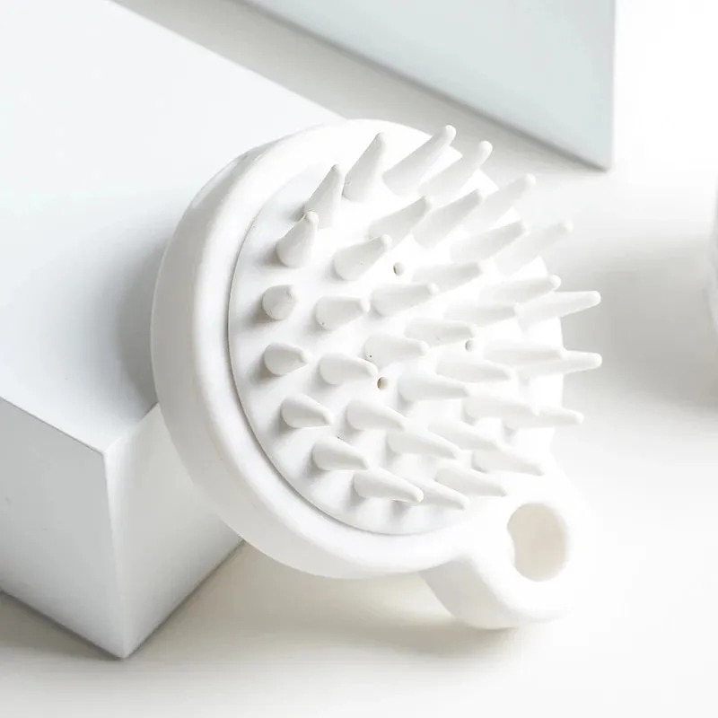 1 Piece Scalp Shampoo Massager Brush | Scalp Hair Scrubber With Soft Bristles For All Type Of Hairs ( Random Color ) - Image 2