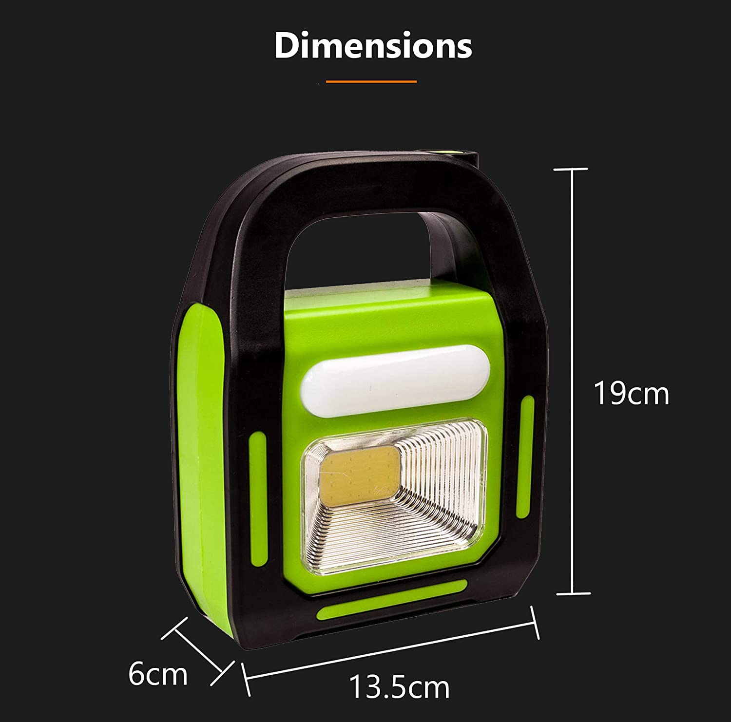 Solar Rechargeable 3-in-1 Emergency Light - Hurry Bolt Portable LED Work Light, Torch & Power Bank - Image 6