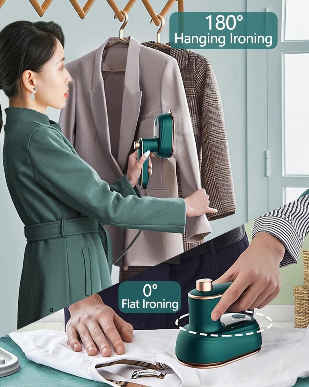 Green Steam Iron with Pointed Tip for Wrinkle-Free Clothes - Image 4