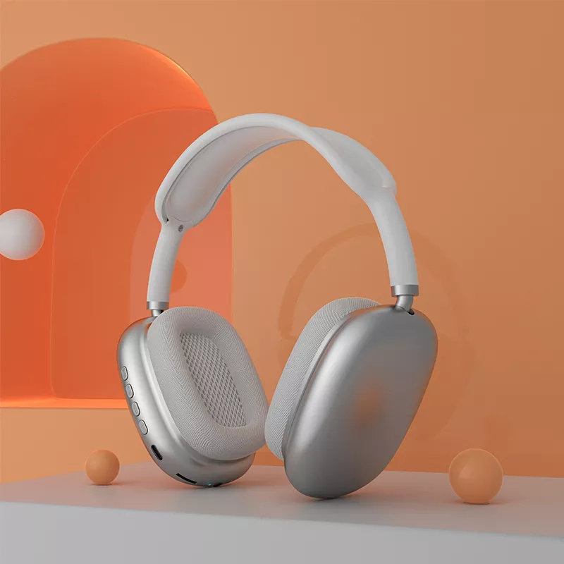 P9 Pro Max Wireless Bluetooth Headphones - Random colors ~ With Box & With Cable - Image 3