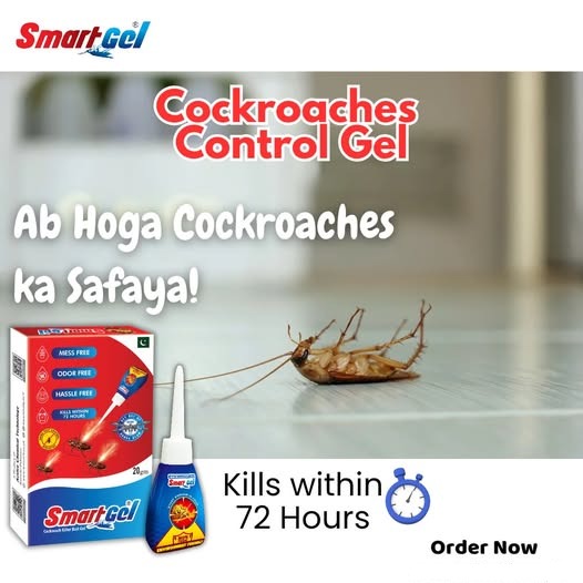 SmartGel Cockroach Killer Gel (20g) | Professional Strength, Odorless & Mess-Free Solution | Kills Within 72 Hours for Home & Kitchen Use - Image 3