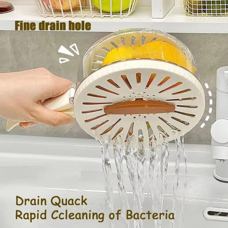 Multi-Functional Vegetable & Fruit Cleaning Basket | Folding Drainage & Storage Box | Fresh-Keeping Kitchen Filter Container - Image 3