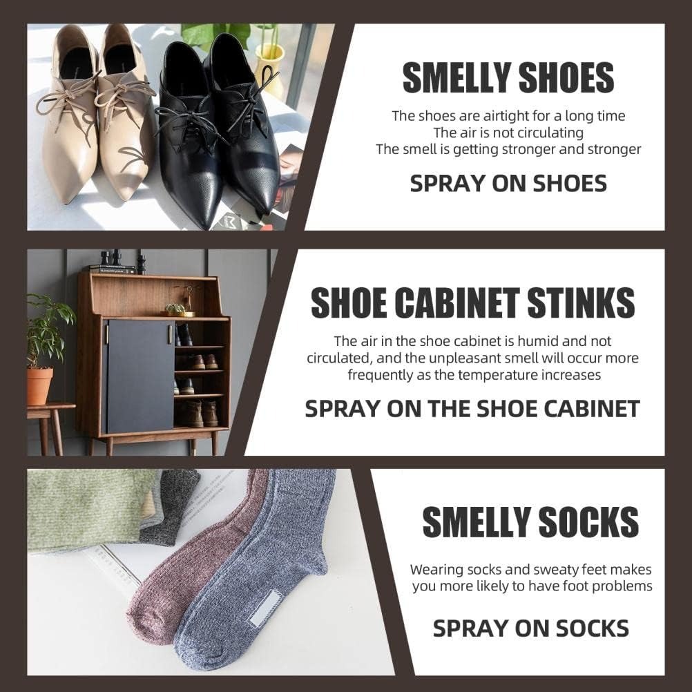 Footwear Deodorant Spray Shoe Deo Odor Control Fresh Spray (100ml) - Image 5