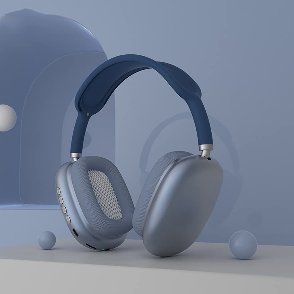 P9 Pro Max Wireless Bluetooth Headphones - Random colors ~ With Box & With Cable - Image 5