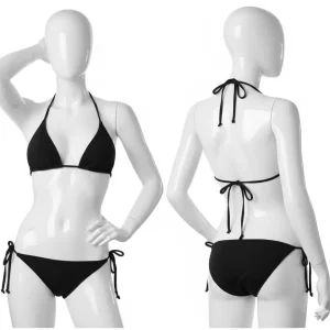 Silk Plain Comfortable And Lightweight Bikini Set / Swim Wear For Girls