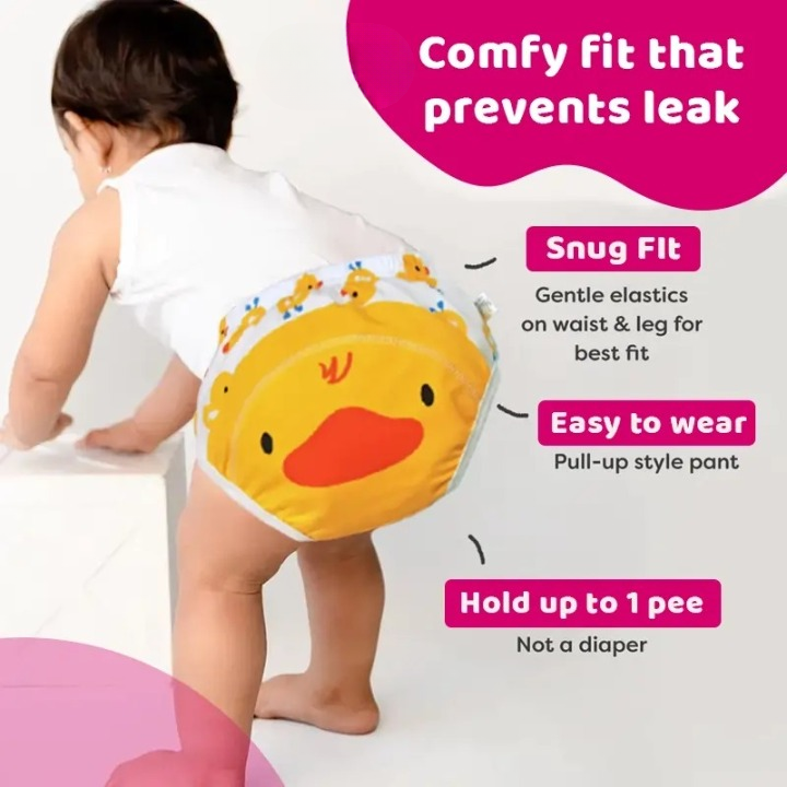 Kids Reusable Baby Training Pants Soft Comfortable Washable Eco Friendly For Daily Use | Large - Image 3