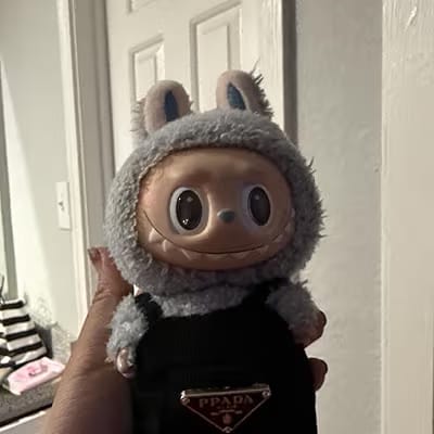 LABUBU Plush Blind Box Doll Keychain | Random Design Bag Charm Collectible Toy - (Random Color) - Image 8