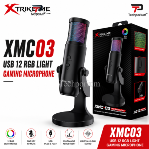Xtrike Me XMC03 USB Gaming Microphone with RGB Lights