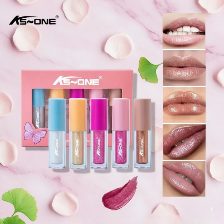 KS ONE 2-In-1 Waterproof Lip Gloss & Eyeshadow Color – Multicolor - Image 5
