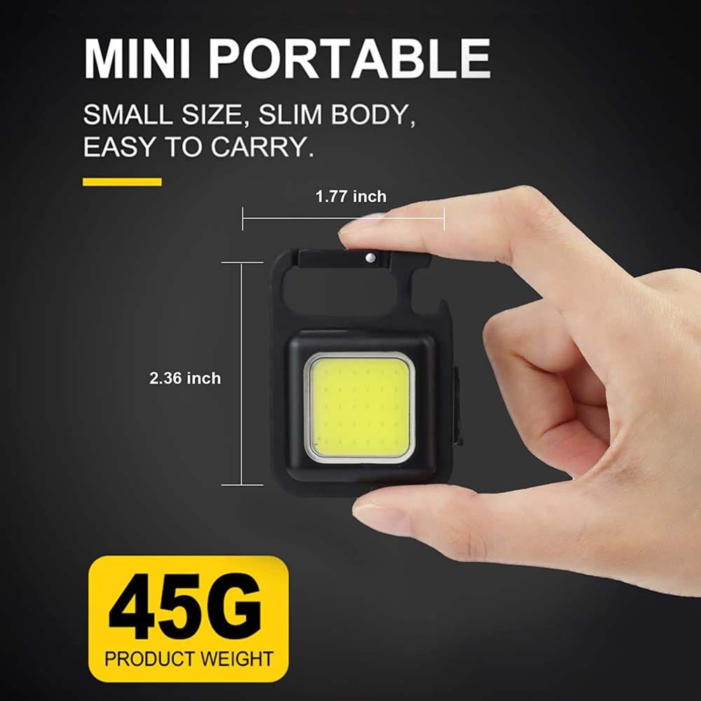 Rechargeable Mini COB Light With Box | 3in1 LED Flash Light | 3 Modes LED Torch Flashlight - Image 7