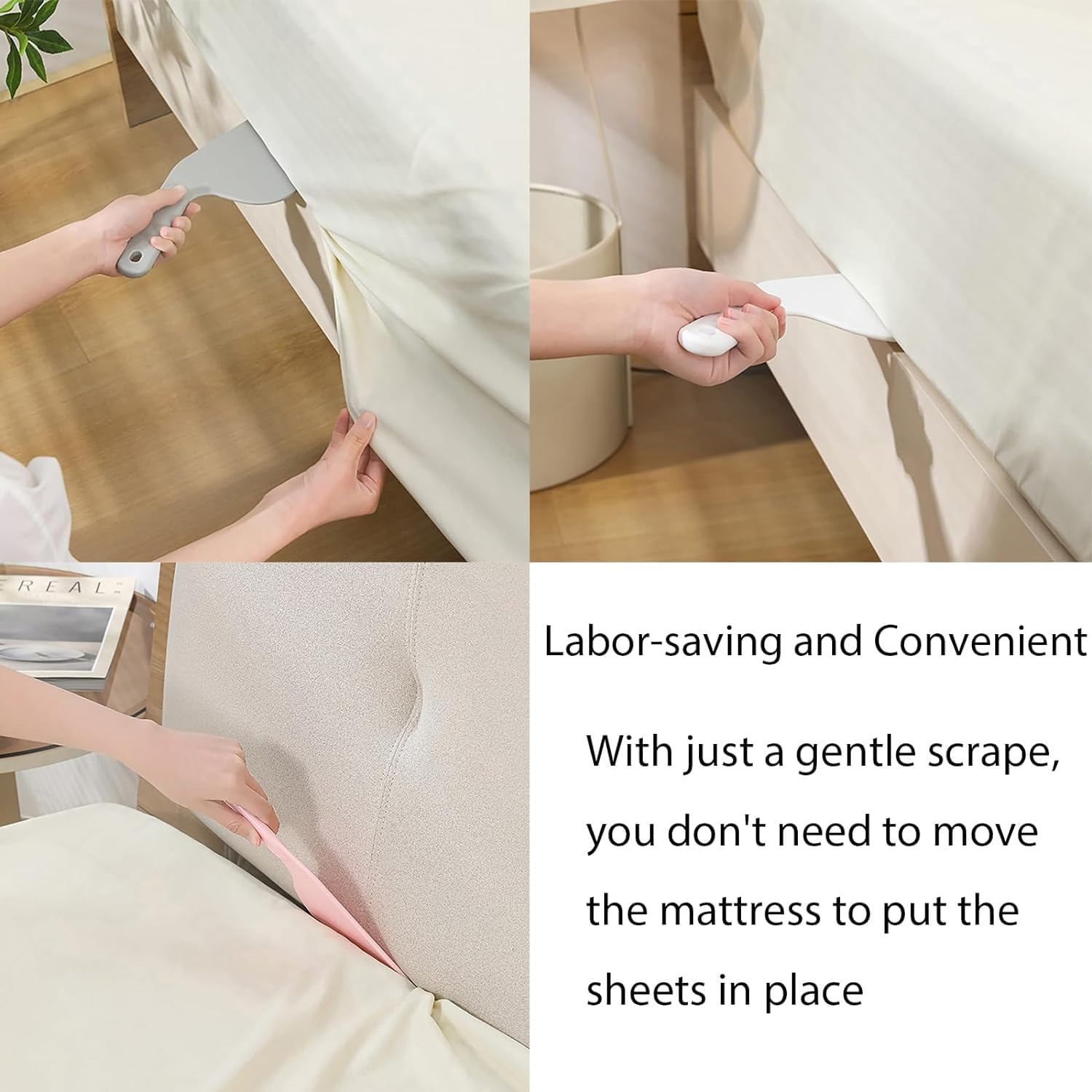Bed Sheet Tucker – Easy Bed-Making Tool for Neat, Wrinkle-Free Sheets ( Random Color ) - Image 7