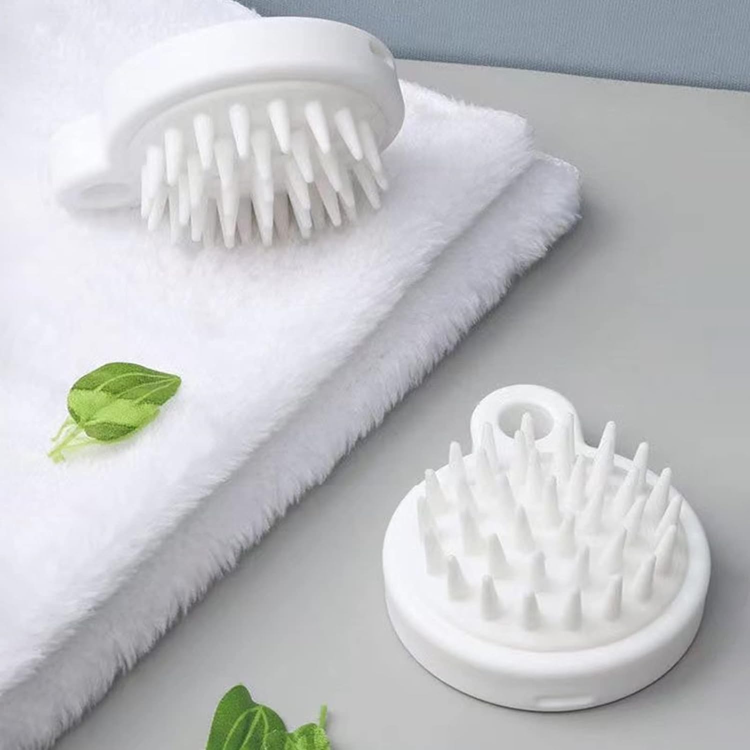 1 Piece Scalp Shampoo Massager Brush | Scalp Hair Scrubber With Soft Bristles For All Type Of Hairs ( Random Color ) - Image 4