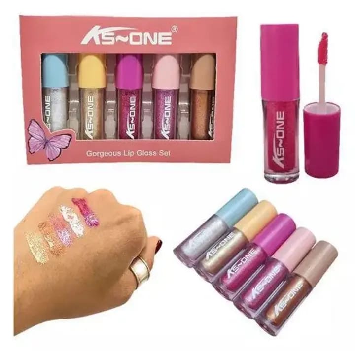 KS ONE 2-In-1 Waterproof Lip Gloss & Eyeshadow Color – Multicolor - Image 4