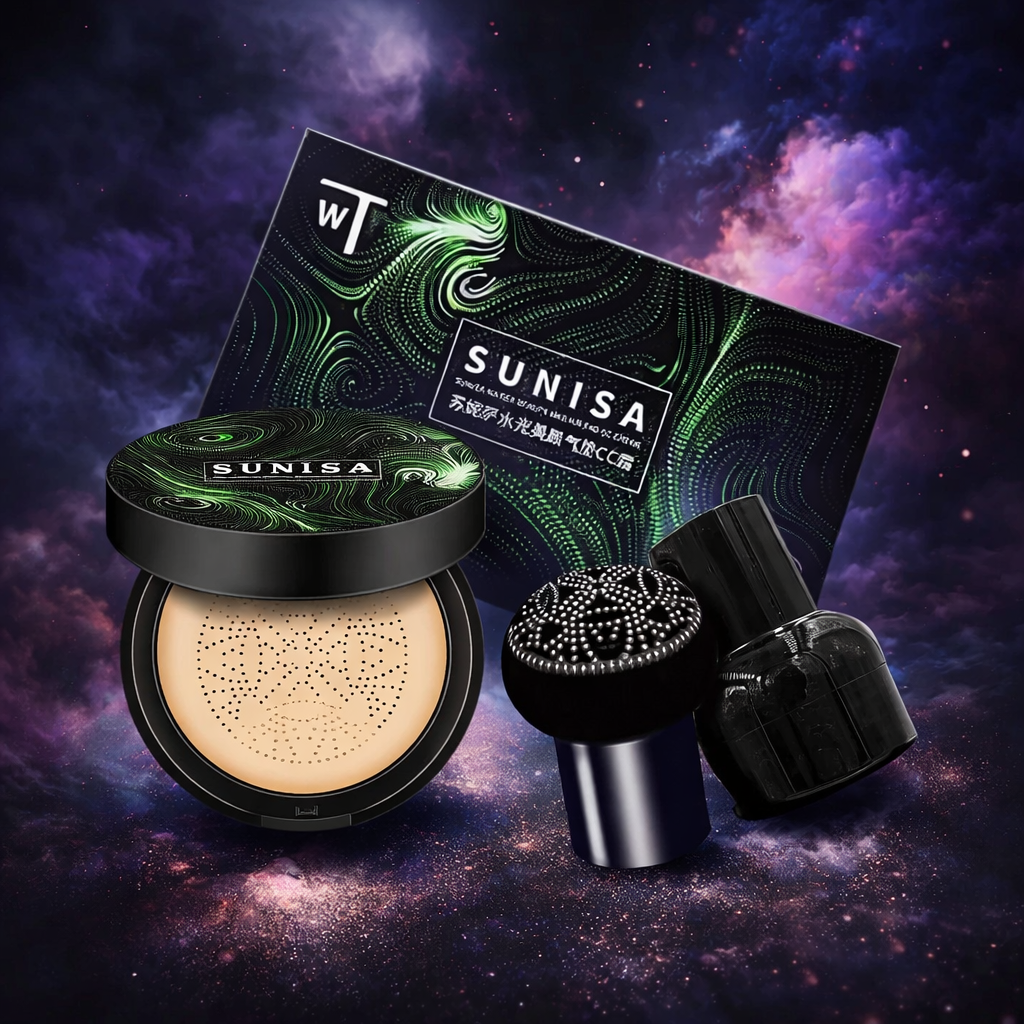 Original Sunisa Mushroom Head Air Cushion BB & CC Cream Foundation – Natural Color - Image 3