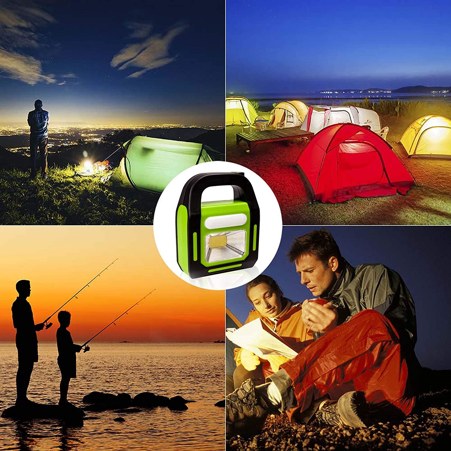 Solar Rechargeable 3-in-1 Emergency Light - Hurry Bolt Portable LED Work Light, Torch & Power Bank - Image 4