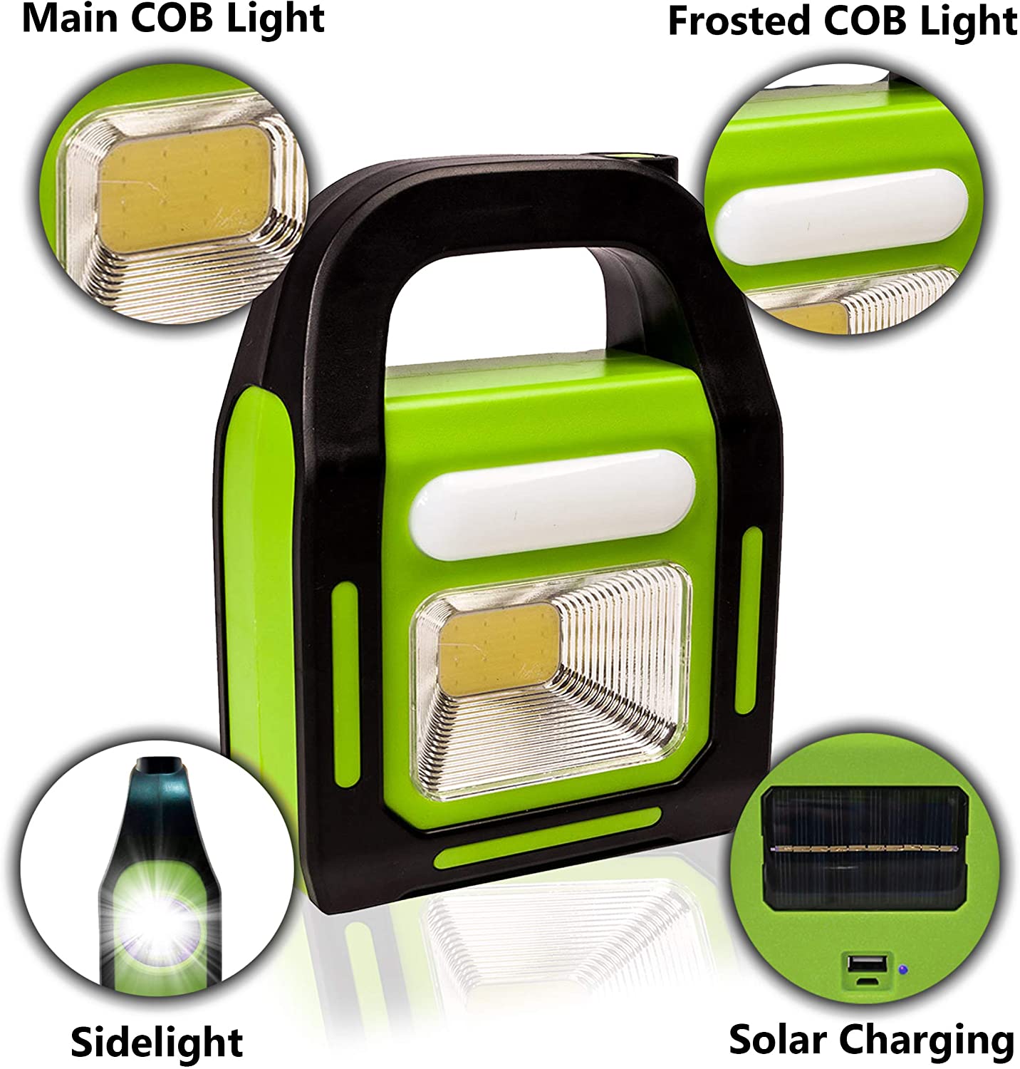 Solar Rechargeable 3-in-1 Emergency Light - Hurry Bolt Portable LED Work Light, Torch & Power Bank - Image 5
