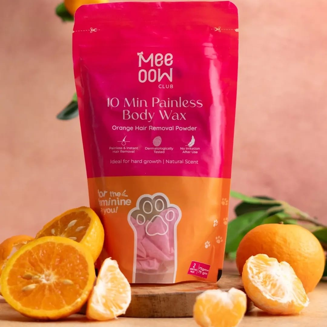 Meow Wax Powder - Buy 1 Get 1 Free Hair Removal Solution For Smooth Skin Easy And Painless Depilatory Treatment For Body And Face - Image 3