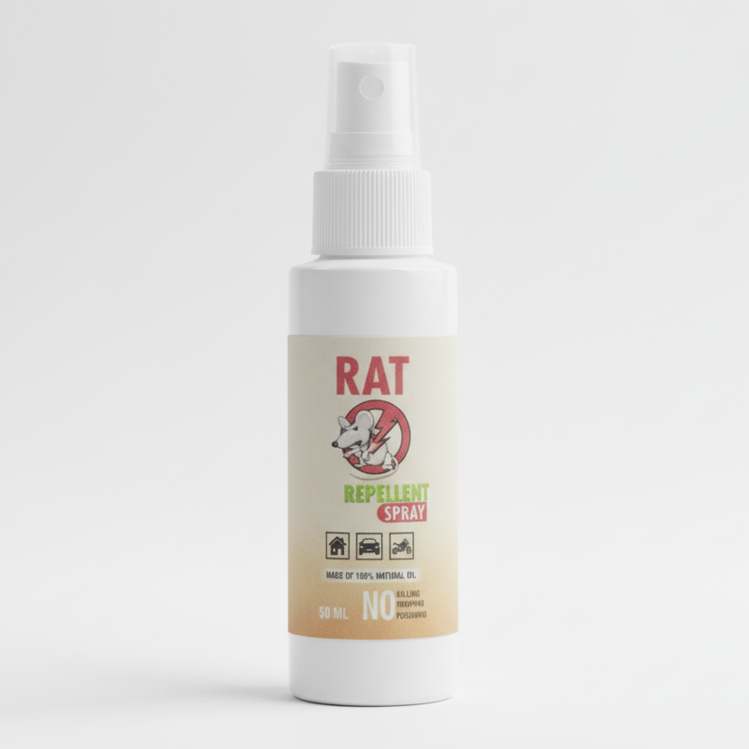 Rat Repellent Spray – Protects Car Wires & Engine, Home & Office Use, Long-Lasting (50ml) - Image 6