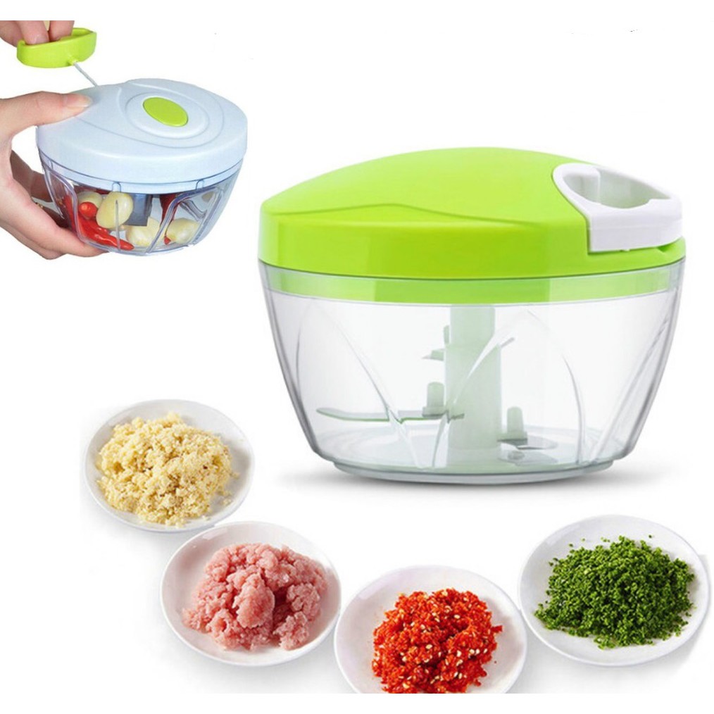 Speedy Chopper Multi-Use Turbo Cutter – Mini Handy Manual Vegetable & Fruit Chopper | Heavy-Duty (Random Color) - Image 3