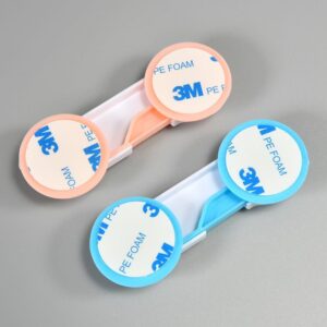 1 Pc - Children Kid Drawer Lock Baby safe Angle Sliding Door Plastic Child safety locks products ( random color )
