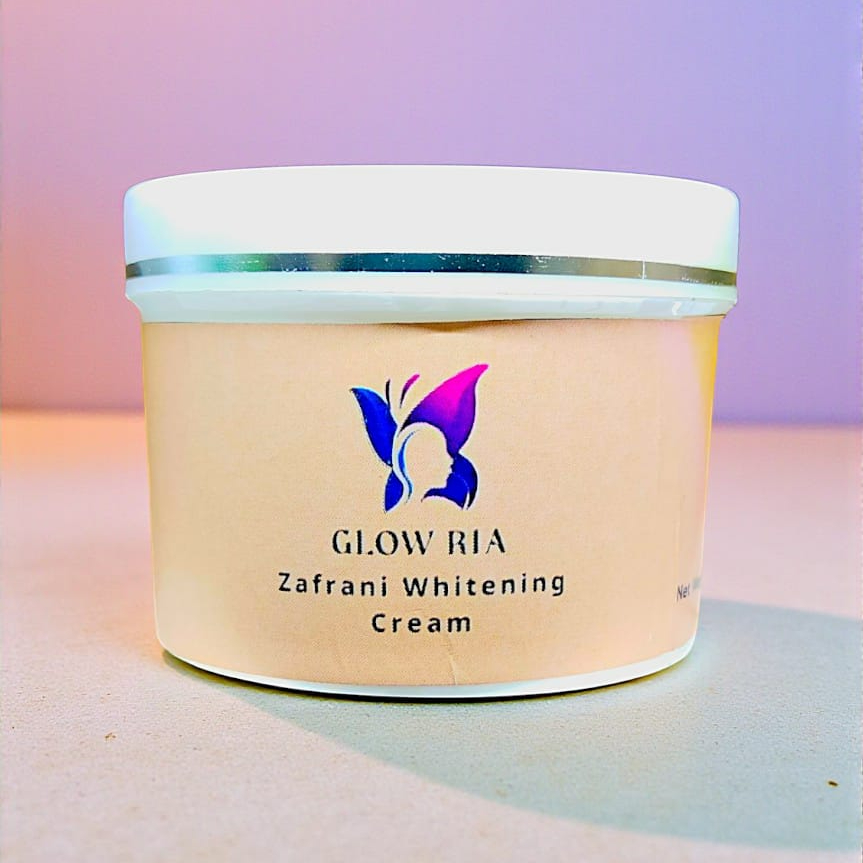 Glow Ria Zafrani Whitening Cream 100G Skin Brightening Cream For Radiant And Even Looking Skin - Image 4
