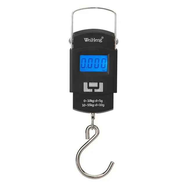 50kg Digital LED Screen Luggage Weight Scale Luggage Weighing Machine Digital Weighing Machine For Luggage Scale Heavy Duty Portable (50kg110lb) Black - Image 3