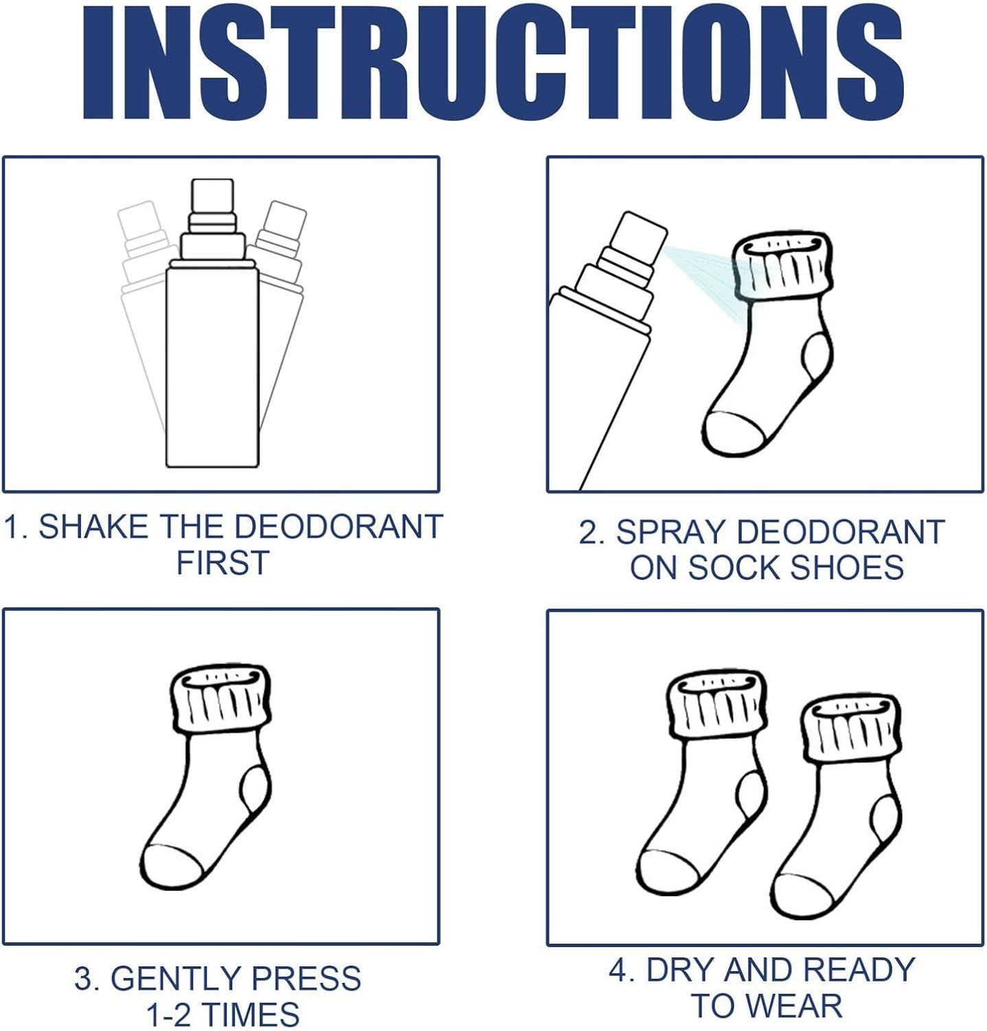 Footwear Deodorant Spray Shoe Deo Odor Control Fresh Spray (100ml) - Image 4