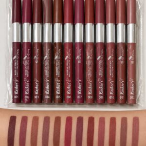 Kashee's High Pigmented Smooth Lipstick - Nude Shades (Pack of 12)
