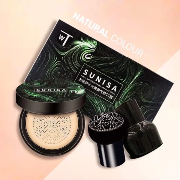 Original Sunisa Mushroom Head Air Cushion BB & CC Cream Foundation – Natural Color - Image 4